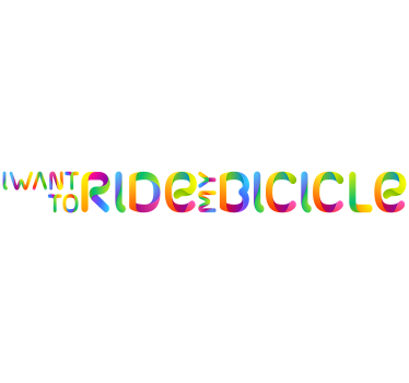 Adesivo bici voglio andare in bicicletta - TenStickers
