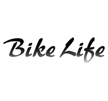 Adesivo bici testo vita in bicicletta - TenStickers