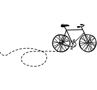 Adesivi animali per bambini pista ciclabile - TenStickers