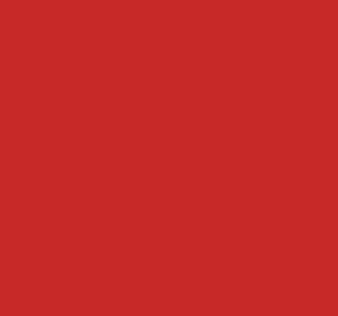 Adesivo per frigo rosso pieno - TenStickers