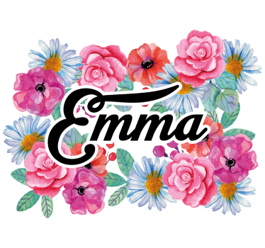 Adesivi animali per bambini fiori - TenStickers