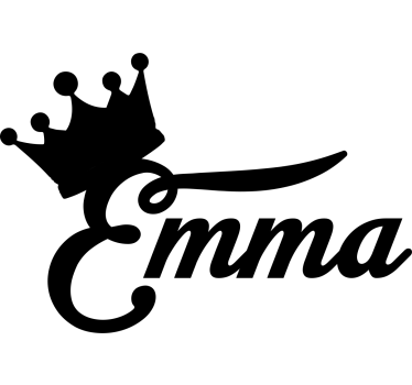 Adesivi animali per bambini corona rosa - TenStickers