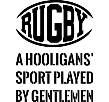 Adesivo murale Rugby Hooligans - TenStickers
