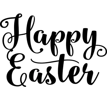 Adesivo decorativo Happy Easter - TenStickers