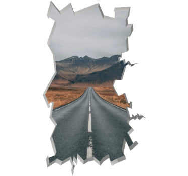 Adesivo per frigo buco enorme - TenStickers