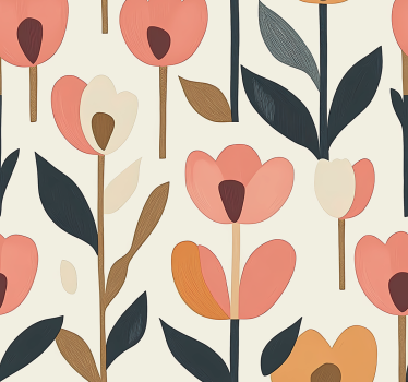 Carta adesiva per mobile tulipani - TenStickers