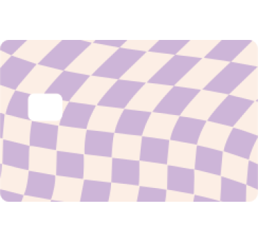 Adesivo carta di credito quadrati colori pastello - TenStickers