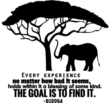 Frase adesiva Citazione motivazionale Buddha - TenStickers