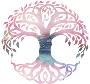 Adesivo murale albero celtico - TenStickers
