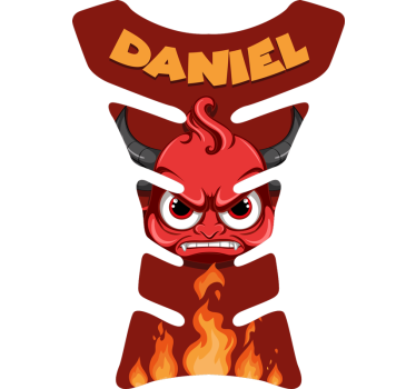 Adesivo per moto diavolo - TenStickers