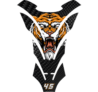 Adesivo per moto tigre - TenStickers