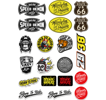 Adesivo per moto pacco bomba originale - TenStickers