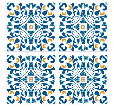 Adesivo piastrelle portoghese - TenStickers