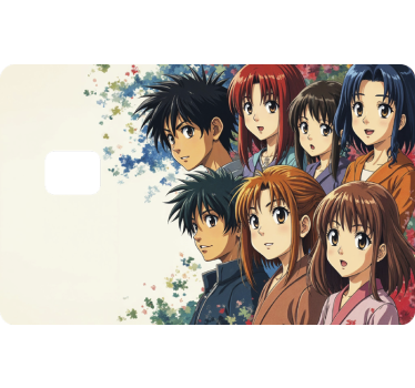 Adesivo carta di credito personaggi degli anime giapponesi - TenStickers