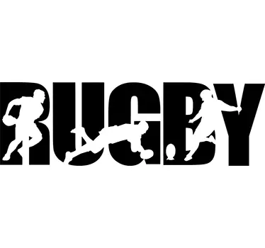 Adesivo sport rugby - TenStickers