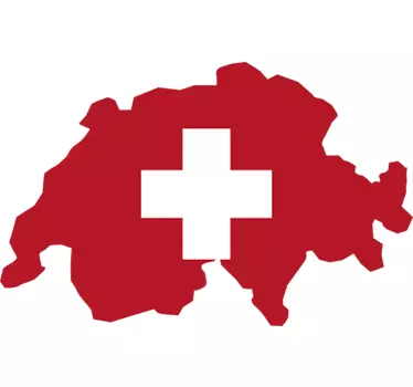 Adesivo auto bandiera svizzera - TenStickers
