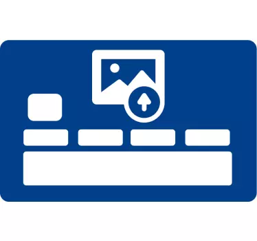 Adesivo carta di credito personalizzata - TenStickers