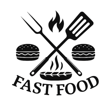 Adesivo chef utensili per fast food - TenStickers