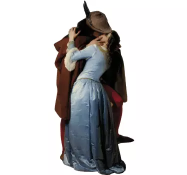 Adesivo portatile il bacio hayez - TenStickers