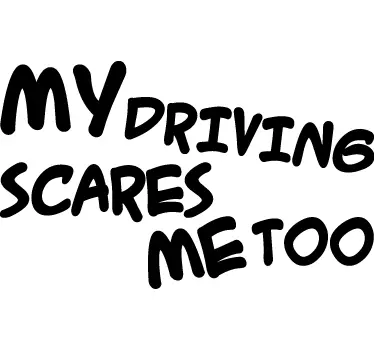 Adesivo divertente auto EN - TenStickers