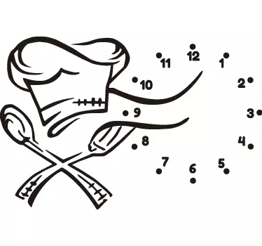 Orologio adesivo per la cucina - TenStickers