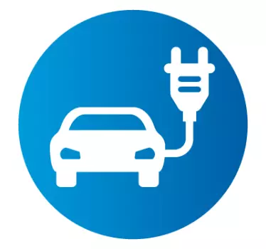 Adesivo per automobile elettrica - TenStickers