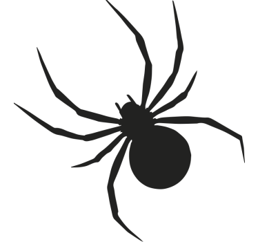Adesivo per moto disegno di ragno monocolore - TenStickers