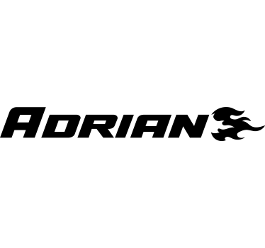 Adesivo per moto fiamma personalizzata con nome - TenStickers