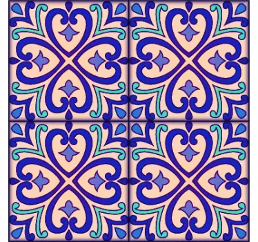 Piastrella adesiva stile sud americano - TenStickers