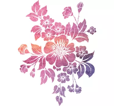 Adesivo floreale primavera in fiore - TenStickers