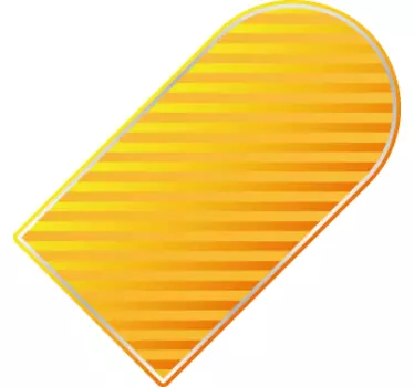 Sticker decorativo banner a righe 1 - TenStickers