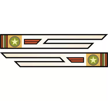 Sticker per bicicletta retro - TenStickers