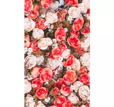 Adesivo per lavastoviglie fiori - TenStickers