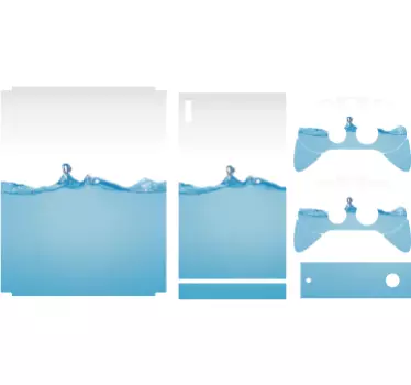 Adesivo xbox tema splash d'acqua - TenStickers