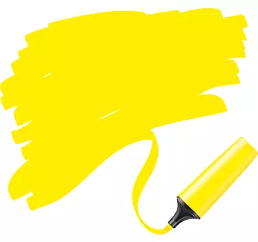 Sticker personalizzabile evidenziatore - TenStickers