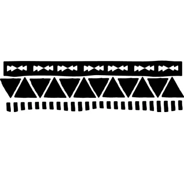Greca adesiva stile azteco - TenStickers