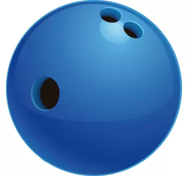 Sticker decorativo palla da bowling - TenStickers