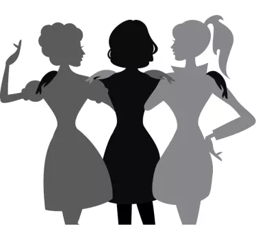 Sticker decorativo ragazze - TenStickers