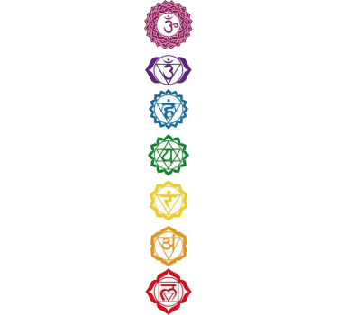 Adesivo sport simboli chakra arcobaleno - TenStickers