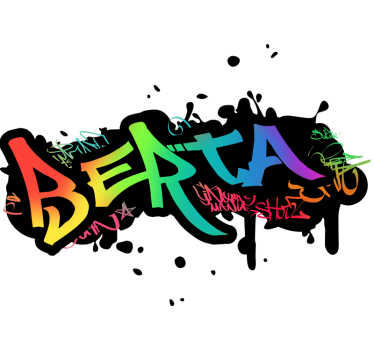 Adesivo nome personalizzabile stile graffiti - TenStickers