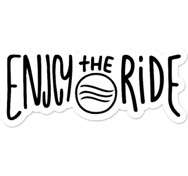Adesivo per roulotte goditi il viaggio - TenStickers