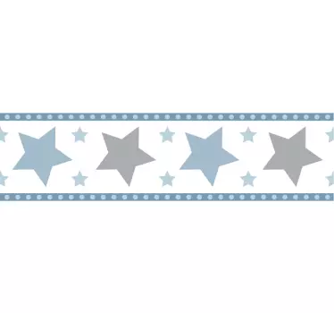 Greca adesiva con le stelle - TenStickers