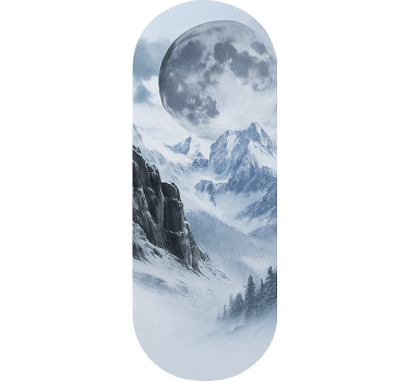 Adesivo per bici telaio luna gelata - TenStickers