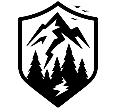 Adesivo per bici pellicole timberline trail - TenStickers