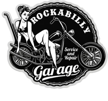 Adesivo per moto silhouette chopper classica - TenStickers