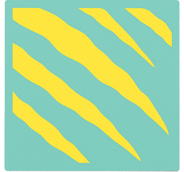 Adesivo per bici telaio a strisce tigre - TenStickers