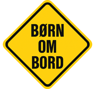 Adesivo per bici nato a bordo - TenStickers