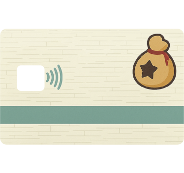 Adesivo carta di credito a tema gioco "campane" - TenStickers