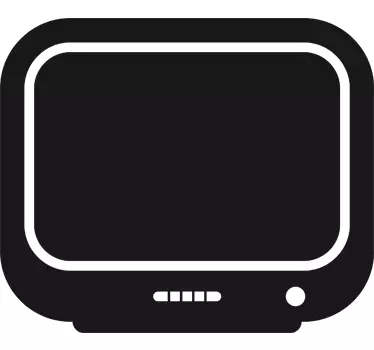 Adesivo murale lavagna televisore - TenStickers
