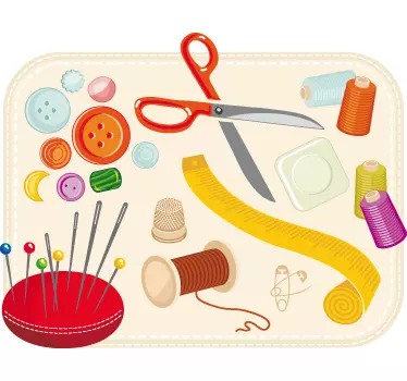Sticker decorativo collezione cucito - TenStickers